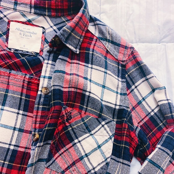 Abercrombie Plaid Flannel - Picture 4 of 5